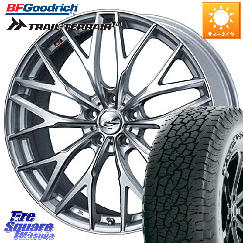 WEDS 37419 レオニス MX ウェッズ Leonis ホイール 17インチ 17 X 7.0J +42 5穴 114.3 BF Goodrich Trail-Terrain TA トレイルテレーンT/A アウトラインホワイトレター 245/65R17