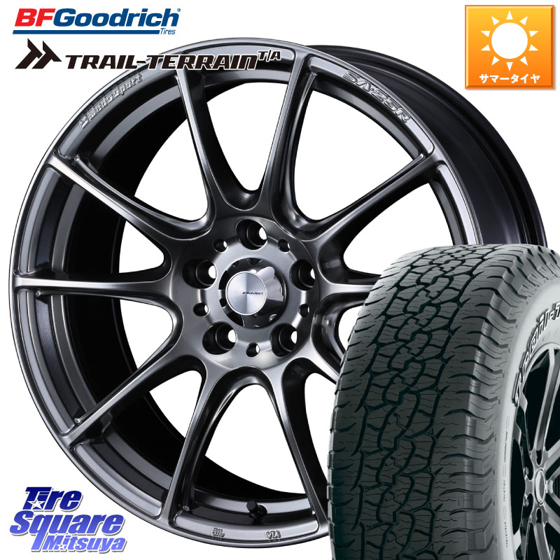 BF Goodrich Trail-Terrain TA トレイルテレーンT/A アウトラインホワイトレター 245/65R17WEDS WedsSport SA-25R SA25R ウェッズ スポーツ ホイール 17インチ 17X7.0J 48 5穴 114.3 CX-5 CX5 MAZDA|タイヤスクエアミツヤ