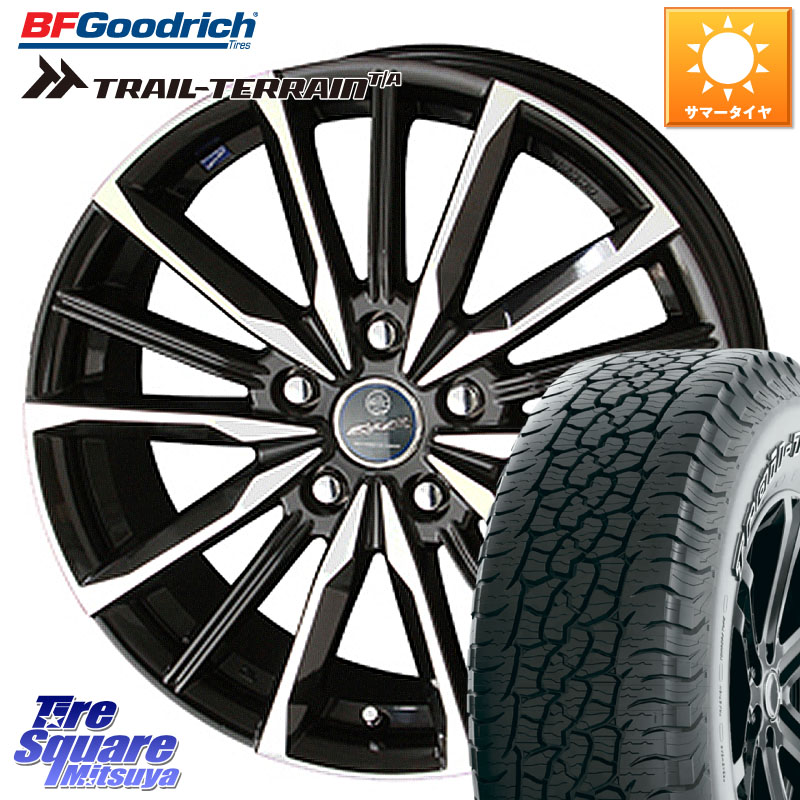KYOHO SMACK スマック ヴァルキリー ホイール 17インチ 17 X 7.0J +38 5穴 114.3 BF Goodrich Trail-Terrain TA トレイルテレーンT/A アウトラインホワイトレター 245/65R17