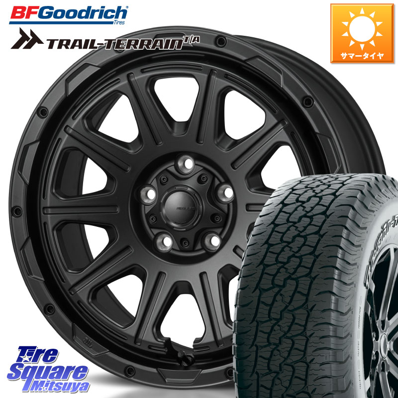 MONZA HI-BLOCK REGULES BK 17インチ 17 X 7.5J +41 5穴 114.3 BF Goodrich Trail-Terrain TA トレイルテレーンT/A アウトラインホワイトレター 245/65R17