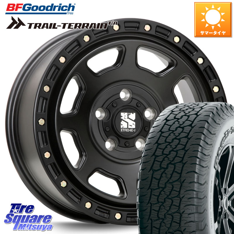 BF Goodrich Trail-Terrain TA トレイルテレーンT/A アウトラインホワイトレター 245/65R17MLJ XJ07 XTREME-J BK 17インチ エクストリームJ 17X8.0J 35 5穴 114.3 RAV4 50系 カスタム|タイヤスクエアミツヤ