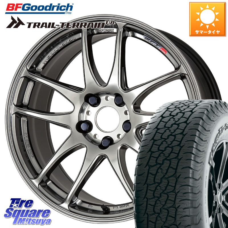 WORK ワーク EMOTION エモーション CR kiwami 極 17インチ 17 X 7.0J +38 5穴 114.3 BF Goodrich Trail-Terrain TA トレイルテレーンT/A アウトラインホワイトレター 245/65R17 148,985円