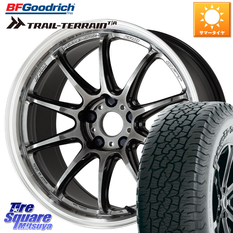 BF Goodrich Trail-Terrain TA トレイルテレーンT/A アウトラインホワイトレター 245/65R17WORK ワーク EMOTION エモーション ZR10 GTKRC 5H 17インチ 17X8.0J 35 5穴 114.3 RAV4 50系 カスタム|タイヤスクエアミツヤ