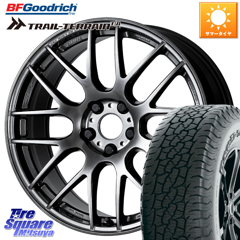 WORK ワーク EMOTION エモーション M8R GTK 17インチ 17 X 7.0J +38 5穴 114.3 BF Goodrich Trail-Terrain TA トレイルテレーンT/A アウトラインホワイトレター 245/65R17