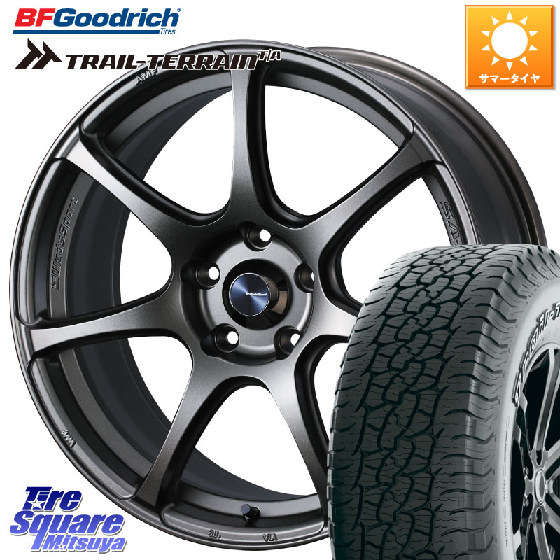 BF Goodrich Trail-Terrain TA トレイルテレーンT/A アウトラインホワイトレター 245/65R17WEDS WedsSport SA-75R SA75R ウェッズ スポーツ ホイール 17インチ 17X7.5J 45 5穴 114.3 CX-5 CX5 MAZDA｜タイヤスクエアミツヤ