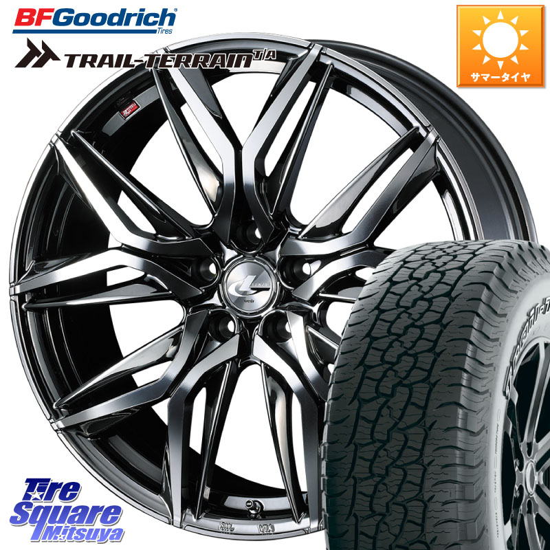 WEDS 40809 レオニス LEONIS LM BMCMC 17インチ 17 X 7.0J +42 5穴 114.3 BF Goodrich Trail-Terrain TA トレイルテレーンT/A アウトラインホワイトレター 245/65R17