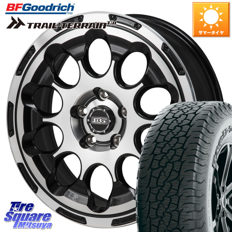 BF Goodrich Trail-Terrain TA トレイルテレーンT/A アウトラインホワイトレター 245/65R17Japan三陽 ボトムガルシア CHRONO クロノ 17X7.0J 38 5穴 114.3 RAV4 50系 カスタム デリカD:5 D5 カスタムサイズ｜タイヤスクエアミツヤ