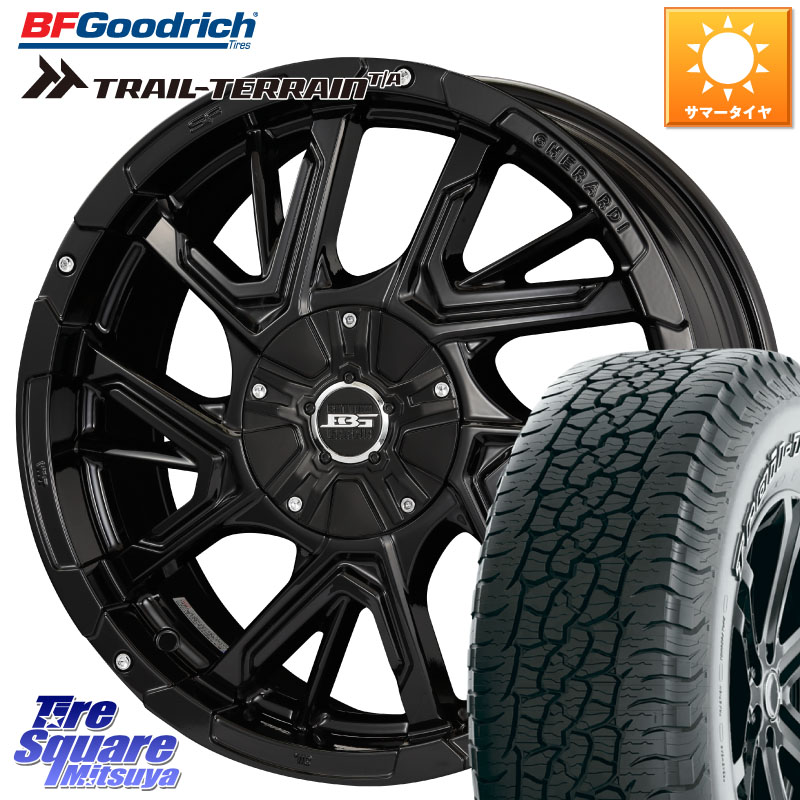 BF Goodrich Trail-Terrain TA トレイルテレーンT/A アウトラインホワイトレター 245/65R17KOSEI ボトムガルシア ゲラルディ ホイール 17X7.0J 42 5穴 114.3 デリカD:5 D5 カスタムサイズ|タイヤスクエアミツヤ