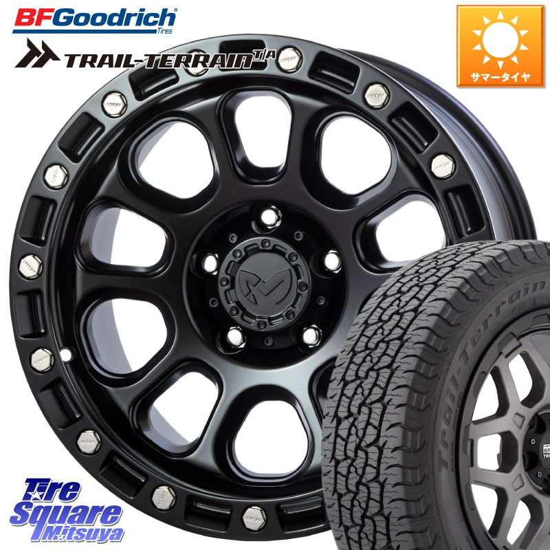 MKW M204 ブラックキャット 在庫● 17インチ ★サマーセール★ 17 X 8.0J +38 5穴 114.3 BF Goodrich Trail-Terrain TA トレイルテレーンT/A ブラックウォール 215/60R17 20系アルファード