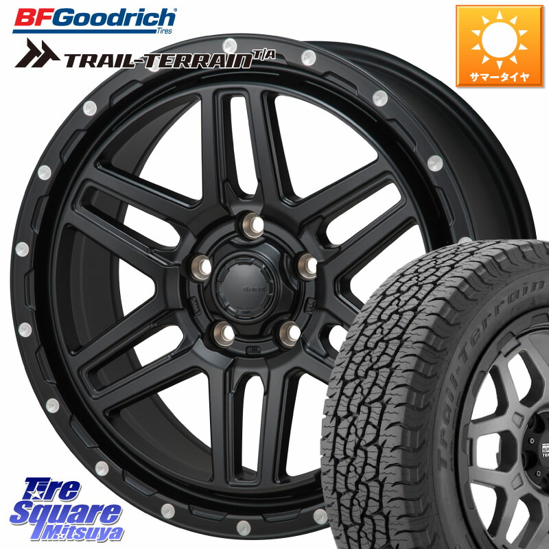 MONZA HI-BLOCK ERDE 17インチ 17 X 7.5J +41 5穴 114.3 BF Goodrich Trail-Terrain TA トレイルテレーンT/A ブラックウォール 225/60R17 30系アルファード 30系ヴェルファイア デリカD:5 SL系フォレスター
