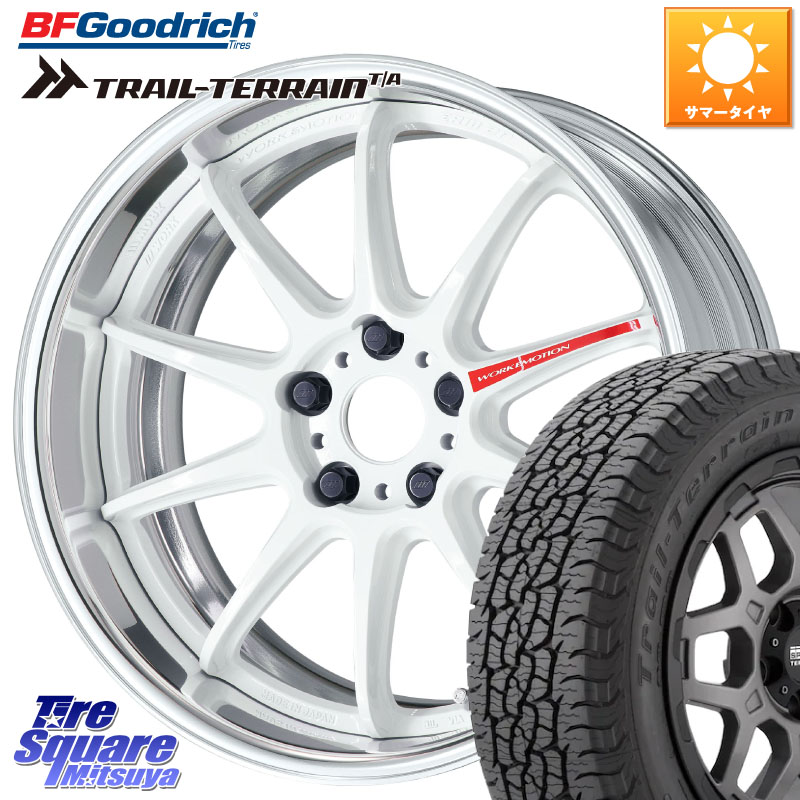WORK EMOTION ZR10 L Disk AZW 18インチ 2ピース 18 X 8.5J +40 5穴 114.3 BF Goodrich Trail-Terrain TA トレイルテレーンT/A ブラックウォール 235/60R18 アウトランダーPHEV