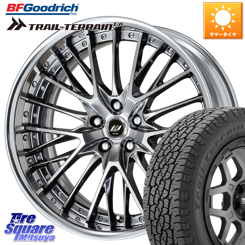 WORK SCHWERT SG2 ADisk 19インチ 2ピース 19 X 8.5J +30 5穴 114.3 BF Goodrich Trail-Terrain TA トレイルテレーンT/A ブラックウォール 235/55R19