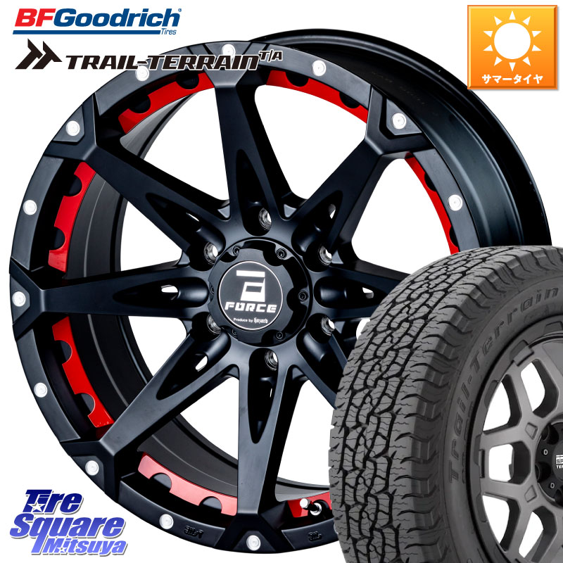 FORCE フォース DENALI デナリー MBKマシンド 18インチ 18 X 8.0J +15 6穴 139.7 BF Goodrich Trail-Terrain TA トレイルテレーンT/A ブラックウォール 285/60R18