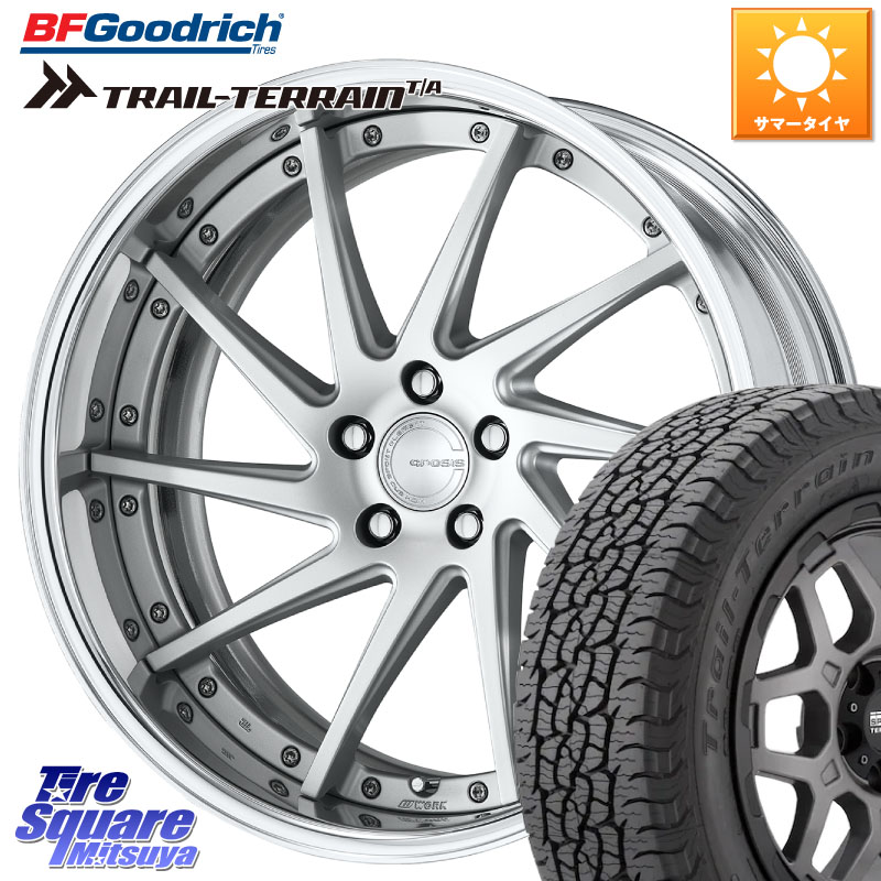 WORK GNOSIS CVS O Disk 19インチ 2ピース 19 X 8.0J +40 5穴 114.3 BF Goodrich Trail-Terrain TA トレイルテレーンT/A ブラックウォール 235/55R19 50系RAV4 80系ハリアー FE0系アリアARIYA T33エクストレイル アウトランダーPHEV