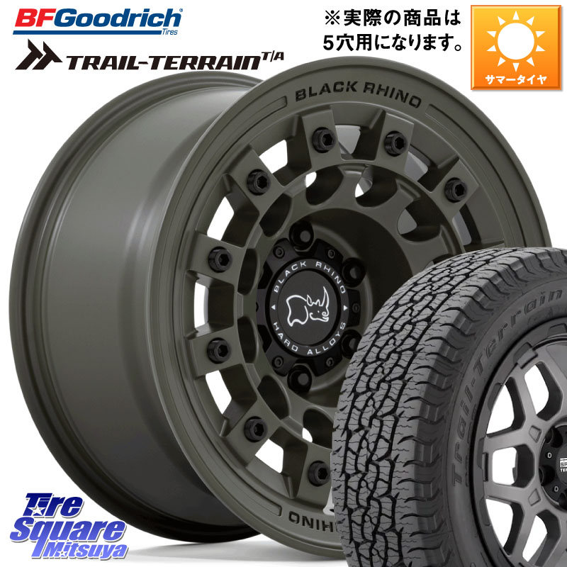 BLACK RHINO FUJI フジ ホイール 17インチ ブラックライノ 17 X 8.0J +38 5穴 114.3 BF Goodrich Trail-Terrain TA トレイルテレーンT/A ブラックウォール 215/60R17 20系アルファード 159,490円