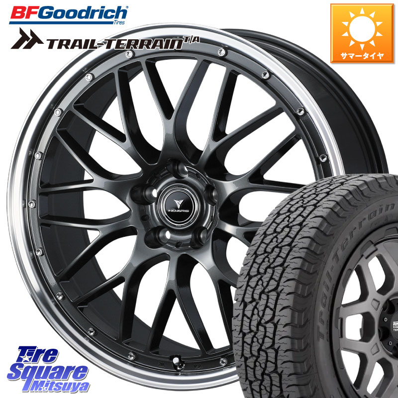 BF Goodrich Trail-Terrain TA トレイルテレーンT/A ブラックウォール 225/60R18WEDS 41075 NOVARIS ASSETE M1 18インチ ノヴァリス アセット 18X8.0J 42 5穴 114.3 50系RAV4 80系ハリアー T32エクストレイル CX-5 CX-8 BT5レガシィアウトバック RAV4 50系 NX レクサス|タイヤスクエアミツヤ