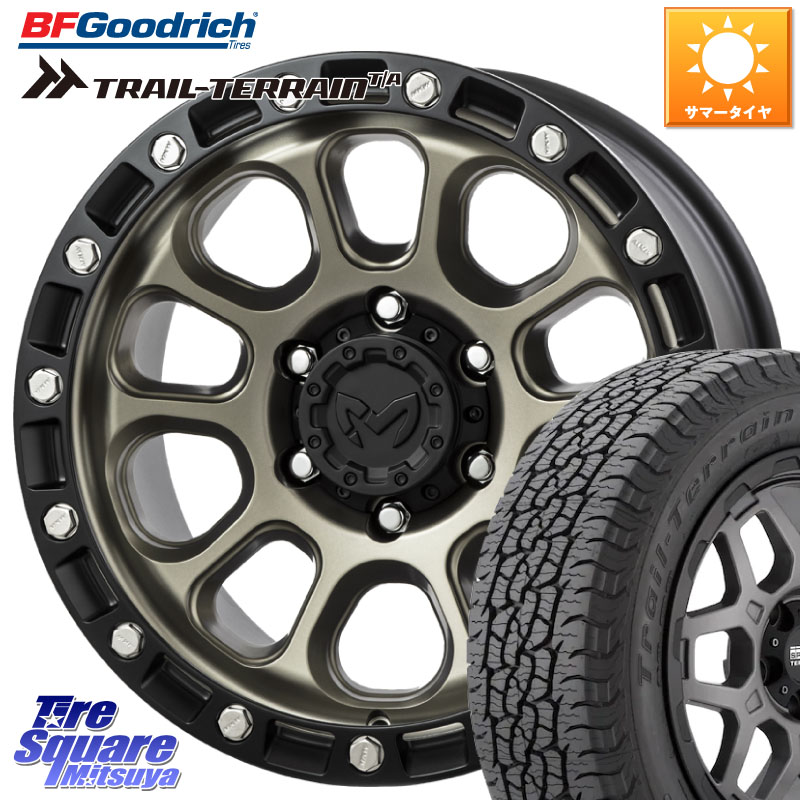 MKW M204 コヨーテブロンズ ホイール 17インチ 17 X 8.0J +38 5穴 114.3 BF Goodrich Trail-Terrain TA トレイルテレーンT/A ブラックウォール 225/60R17 30系アルファード 30系ヴェルファイア