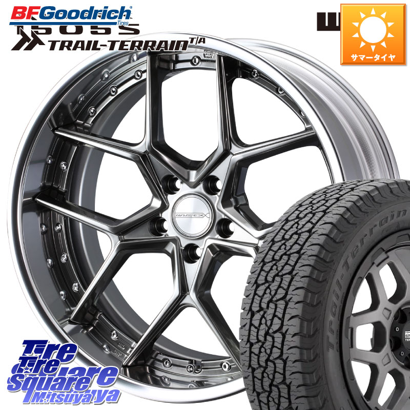 WEDS MAVERICK 1505S BK S-LoDisk 2ピース ホイール 19インチ 19 X 8.0J +50 5穴 114.3 BF Goodrich Trail-Terrain TA トレイルテレーンT/A ブラックウォール 235/55R19