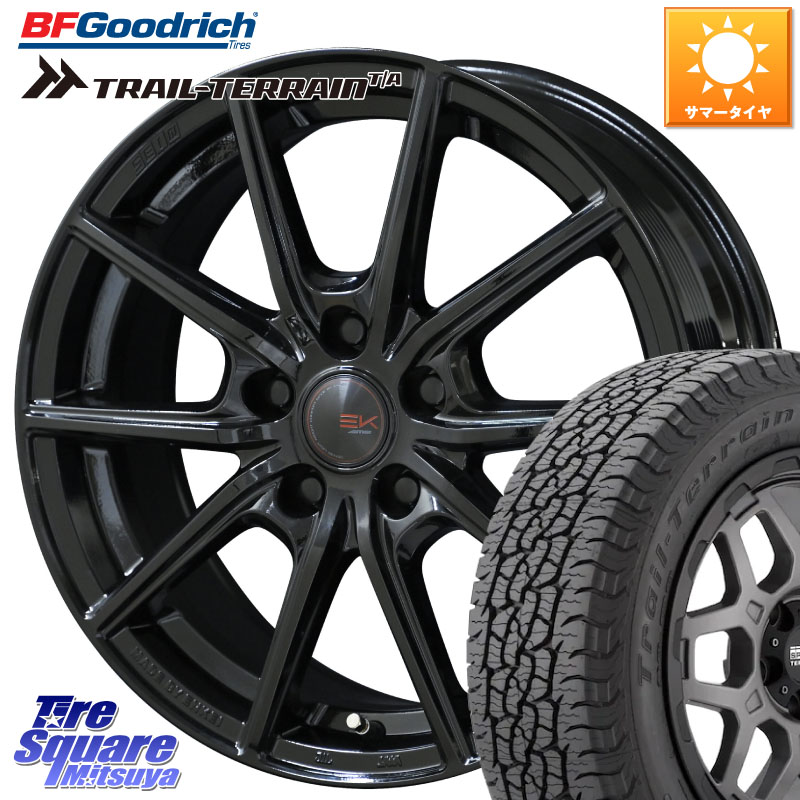 KYOHO SEIN EK ザインEK ホイール 17インチ 17 X 7.0J +42 5穴 114.3 BF Goodrich Trail-Terrain TA トレイルテレーンT/A ブラックウォール 215/60R17 10系カローラクロス CX-30 MX-30 20系アルファード 95,370円