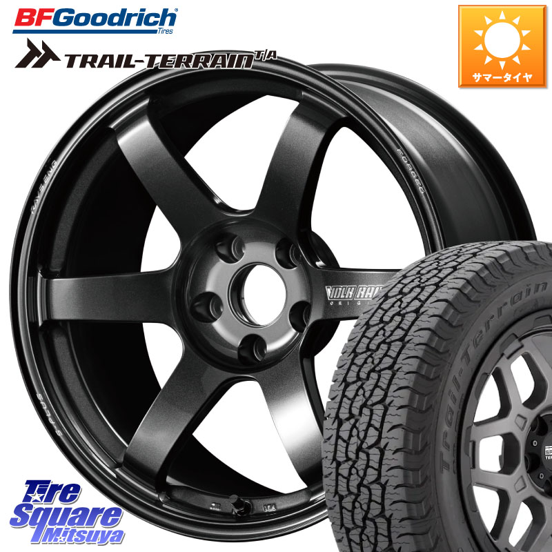 BF Goodrich Trail-Terrain TA トレイルテレーンT/A ブラックウォール 225/60R18RAYS 【欠品次回3~4月】 TE37 SAGA S-plus VOLK RACING 鍛造 ホイール 18インチ 18X8.0J 45 5穴 114.3 50系RAV4 80系ハリアー T32エクストレイル CX-5 CX-8 BT5レガシィアウトバック RAV4|タイヤスクエアミツヤ