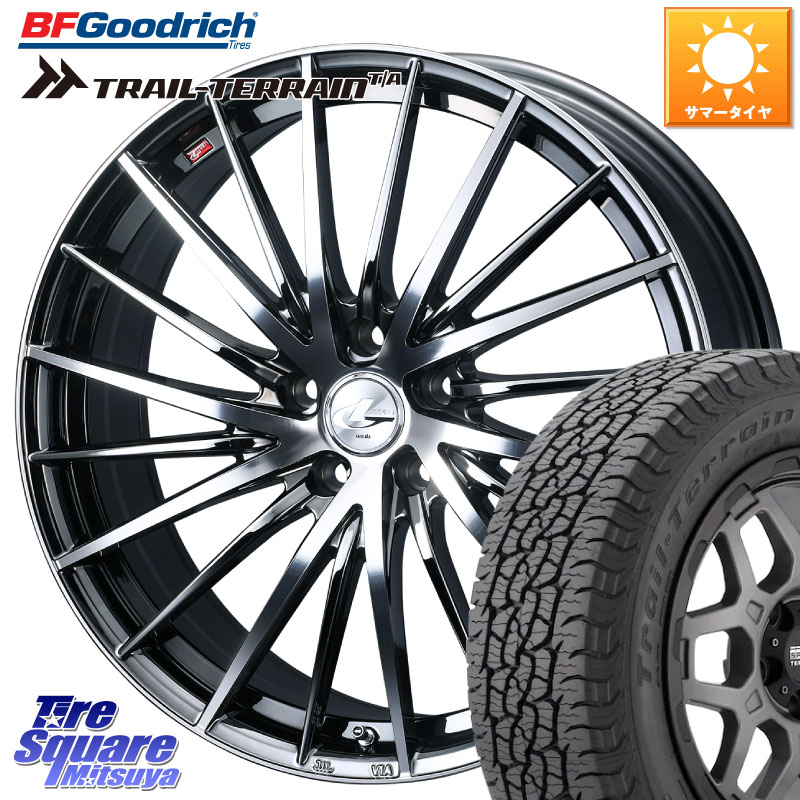 WEDS LEONIS FR レオニス FR ホイール 18インチ 18 X 8.0J(M14B) +42 5穴 114.3 BF Goodrich Trail-Terrain TA トレイルテレーンT/A ブラックウォール 235/60R18 クラウンスポーツ・エステート ハイブリッドZ スバル ソルテラ