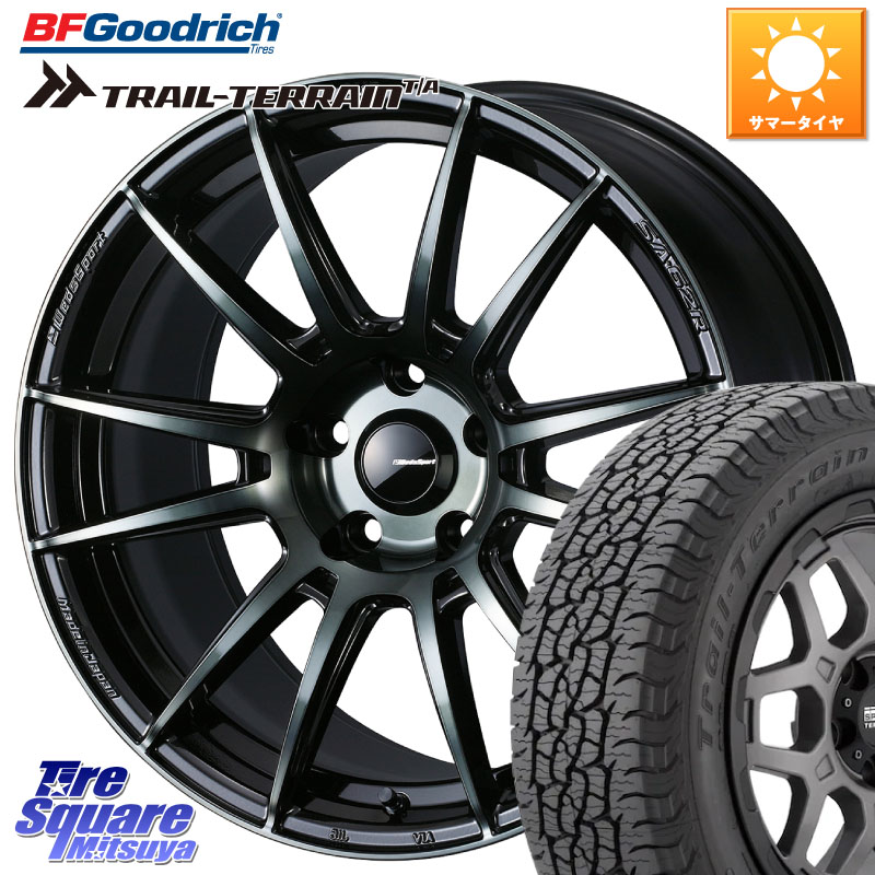 WEDS WedsSport SA-62R ホイール 18インチ 18 X 7.5J(M14B) +45 5穴 114.3 BF Goodrich Trail-Terrain TA トレイルテレーンT/A ブラックウォール 225/55R18 レクサスLBX