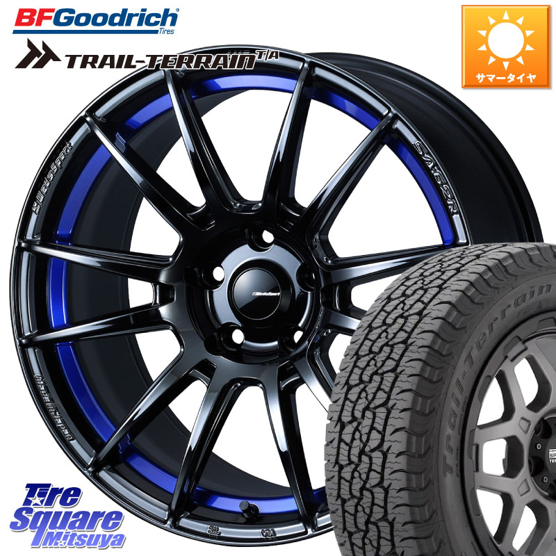 BF Goodrich Trail-Terrain TA トレイルテレーンT/A ブラックウォール 225/60R17WEDS WedsSport SA-62R SA62R ウェッズ スポーツ ホイール 17インチ 17X7.5J 48 5穴 100 レガシー レガシィ アウトバック|タイヤスクエアミツヤ