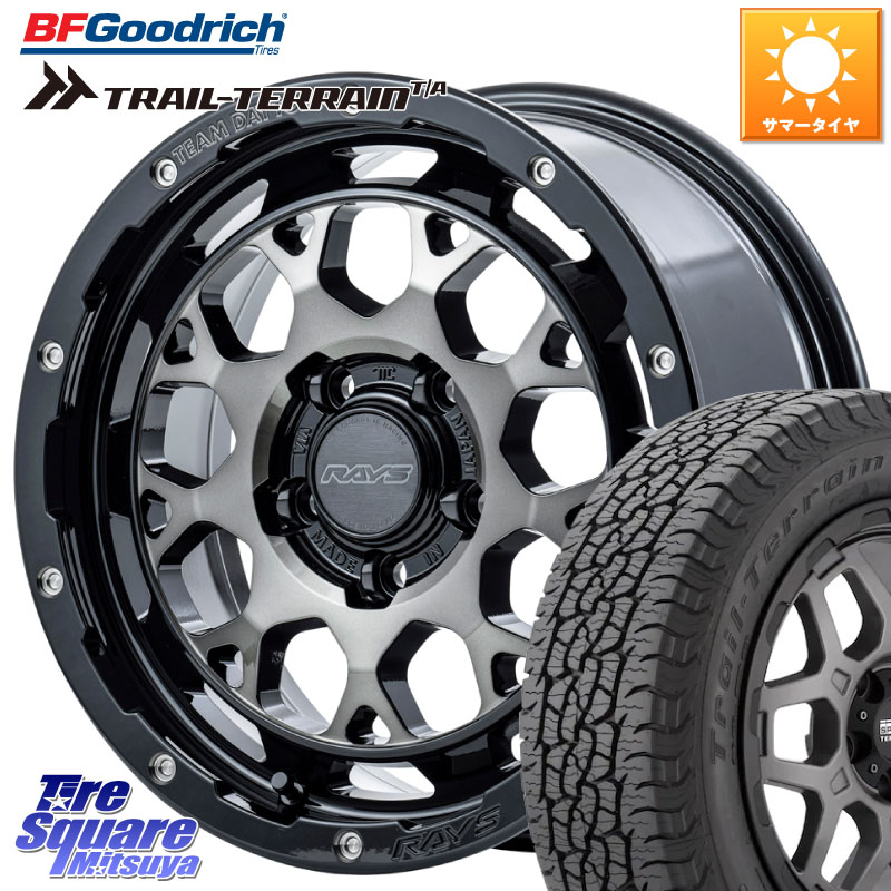 RAYS 【欠品次回9~10月】 TEAM DAYTONA M9+ ホイール 17インチ 17 X 7.0J +40 5穴 114.3 BF Goodrich Trail-Terrain TA トレイルテレーンT/A ブラックウォール 225/60R17 30系アルファード 30系ヴェルファイア デリカD:5 SL系フォレスター
