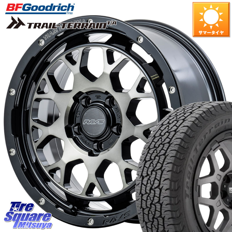 RAYS 【欠品次回6~7月】 TEAM DAYTONA M9+ ホイール 18インチ 18 X 7.5J +38 5穴 114.3 BF Goodrich Trail-Terrain TA トレイルテレーンT/A ブラックウォール 225/60R18 50系RAV4 80系ハリアー BT5レガシィアウトバック