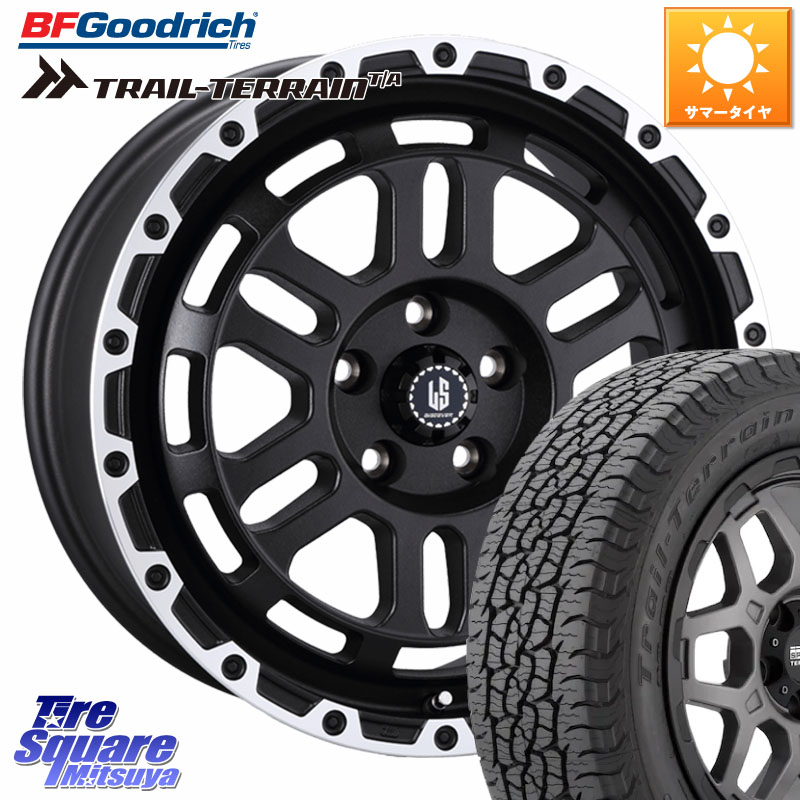 阿部商会 LA STRADA DISCOVER ホイール 18インチ 18 X 8.0J +40 5穴 127 BF Goodrich Trail-Terrain TA トレイルテレーンT/A ブラックウォール 255/70R18 クライスラー ジープ ラングラー JK系 クライスラー ジープ ラングラー JL系