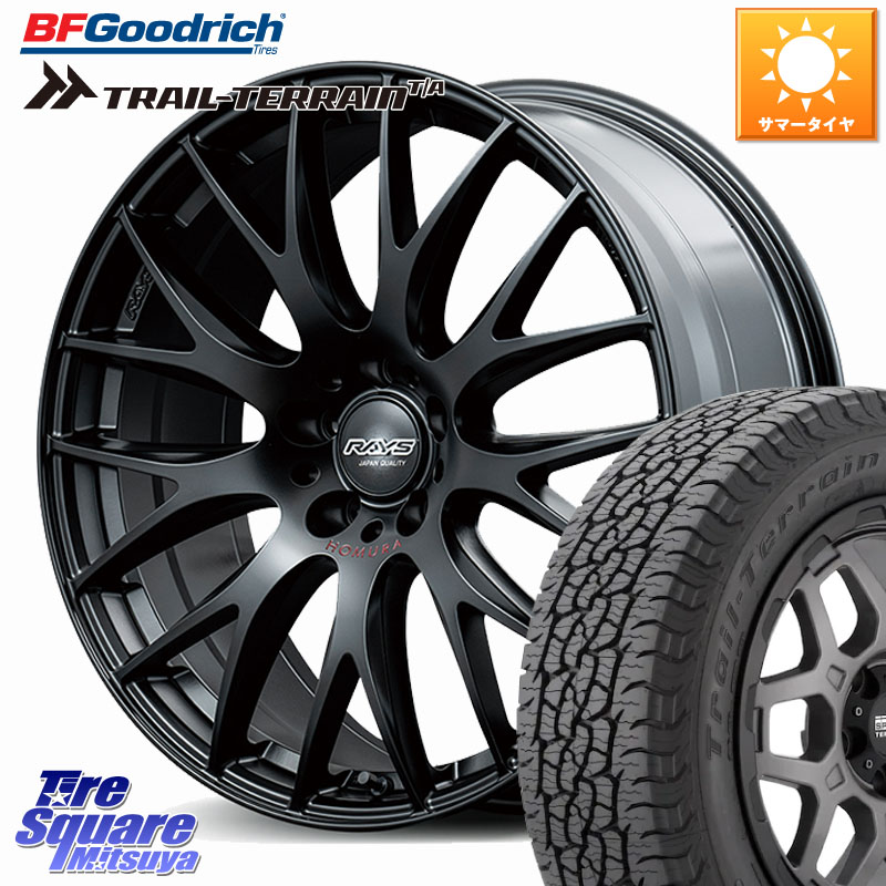 RAYS 【欠品次回4~5月】 HOMURA 2x9Plus SPORT EDITION ホイール 18インチ 18 X 8.0J +43 5穴 120 BF Goodrich Trail-Terrain TA トレイルテレーンT/A ブラックウォール 225/60R18 40系アルファード 40系ヴェルファイア