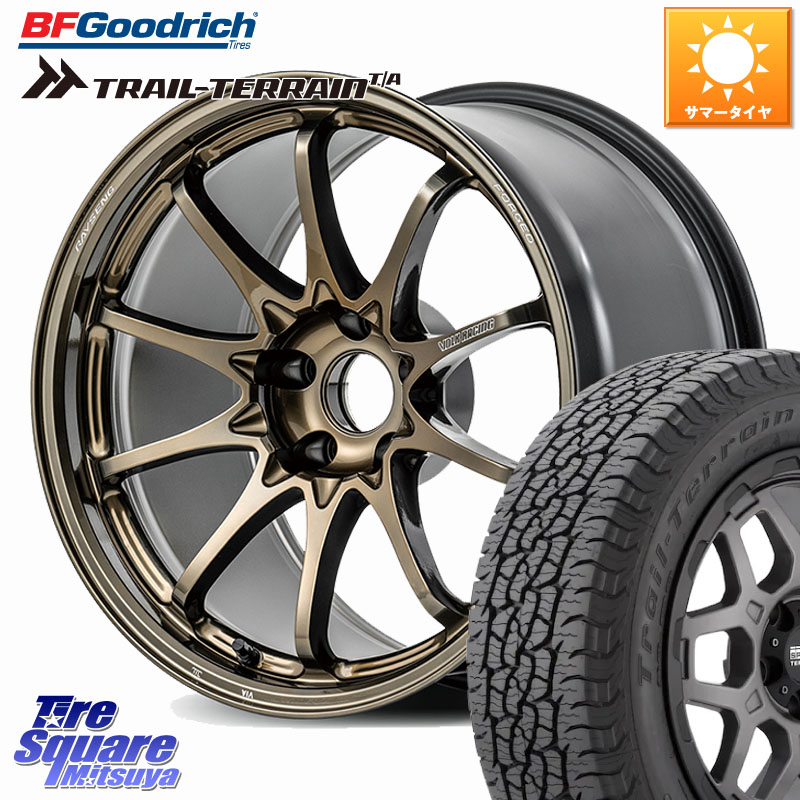 RAYS 【欠品次回10~11月】 CE28N-plus VOLK RACING 鍛造 ホイール 18インチ 18 X 8.5J +38 5穴 114.3 BF Goodrich Trail-Terrain TA トレイルテレーンT/A ブラックウォール 255/55R18 アウトランダーPHEV 246,865円