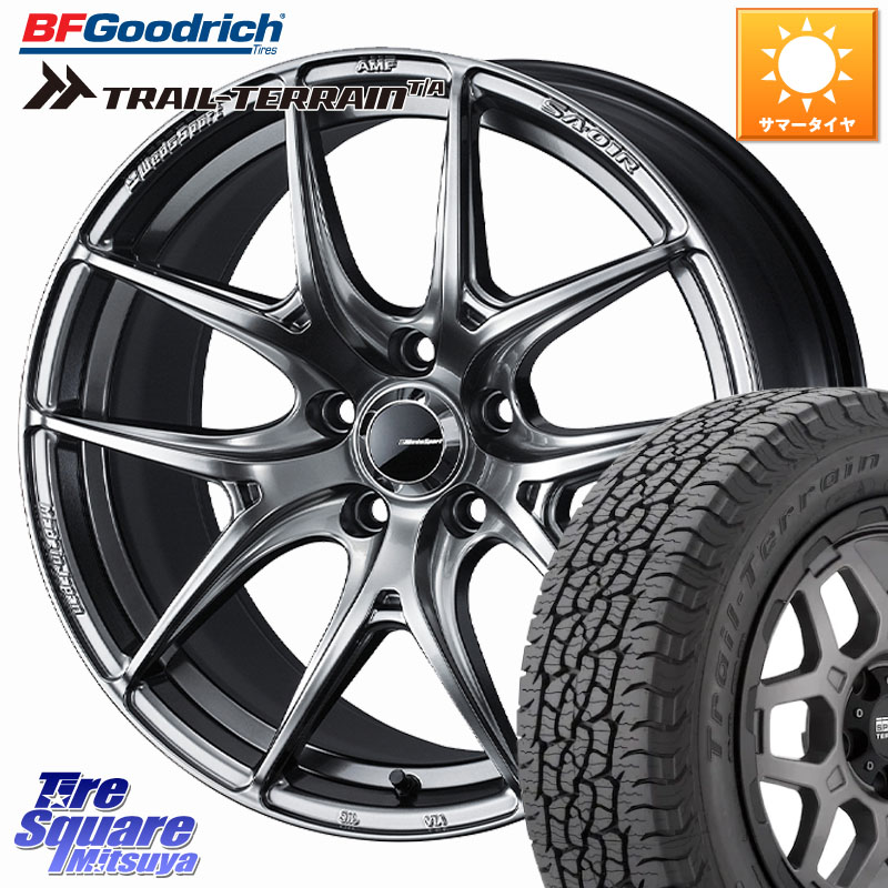 BF Goodrich Trail-Terrain TA トレイルテレーンT/A ブラックウォール 225/60R18WEDS WedsSport SA-01R SA01R ウェッズ スポーツ ホイール 18インチ 18X7.5J 35 5穴 114.3 50系RAV4 80系ハリアー RAV4 50系 デリカD:5 D5 カスタムサイズ NX レクサス|タイヤスクエアミツヤ