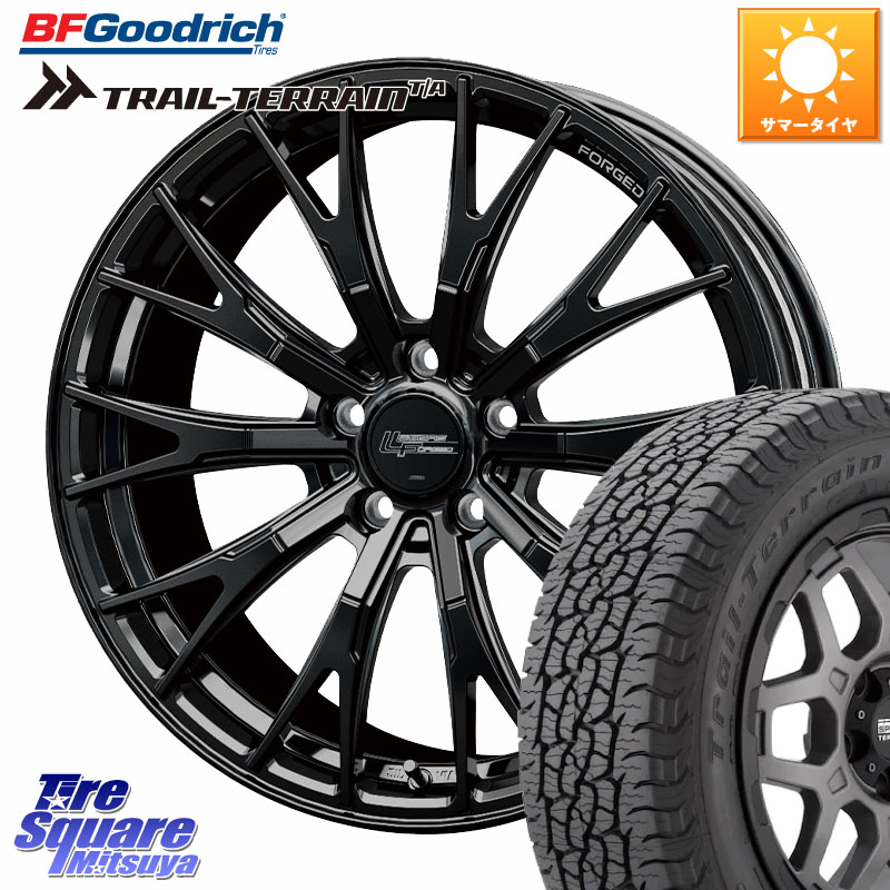 HotStuff Stich LEGZAS FORGED FS-02 M14球面座ボルト専用 鍛造 ホイール 19インチ 19 X 8.0J(M14B) +28 5穴 120 BF Goodrich Trail-Terrain TA トレイルテレーンT/A ブラックウォール 235/55R19 新型クラウンセダンハイブリッド・FCEV