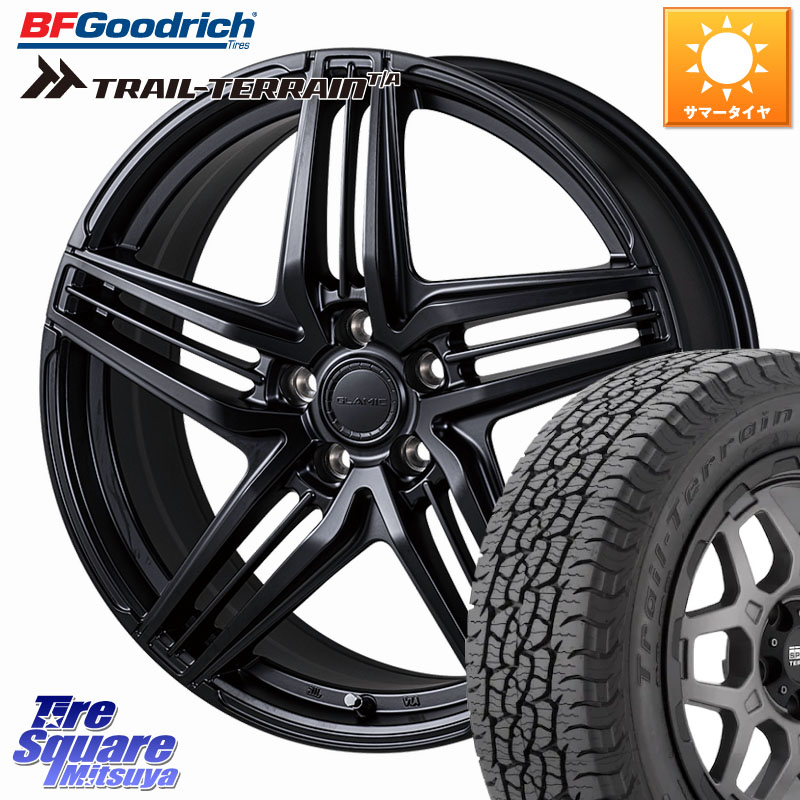 KOSEI GLAMIC LX-S M14球面座ボルト専用 ホイール 19インチ 19 X 8.0J(M14B) +38 5穴 114.3 BF Goodrich Trail-Terrain TA トレイルテレーンT/A ブラックウォール 235/55R19 レクサスNX20系 クラウンスポーツ・エステート ハイブリッドZ スバル ソルテラ