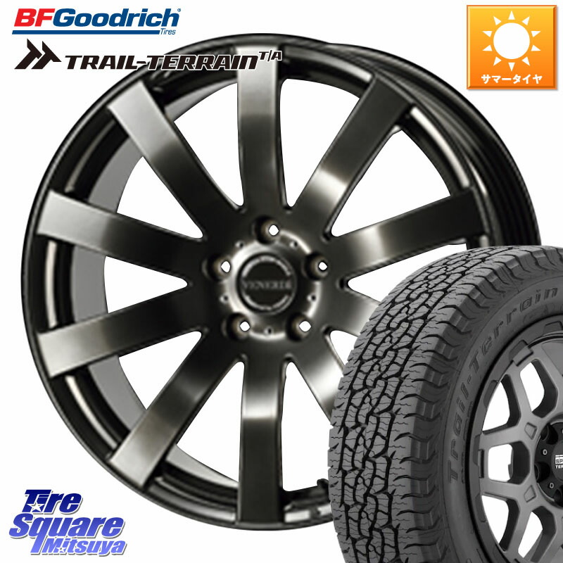 コスミック VENERDI Zwinger M14 球面座ボルト専用 ホイール 18インチ 18 X 7.5J(M14B) +38 5穴 114.3 BF Goodrich Trail-Terrain TA トレイルテレーンT/A ブラックウォール 235/60R18 レクサスNX20系 クラウンスポーツ・エステート ハイブリッドZ スバル ソルテラ