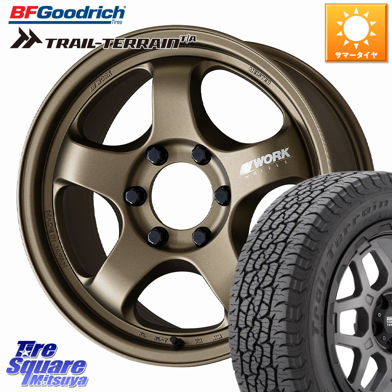 WORK MEISTER S1 1PIECE SUV ホイール 18インチ 18 X 8.0J +20 6穴 139.7 BF Goodrich Trail-Terrain TA トレイルテレーンT/A ブラックウォール 285/60R18