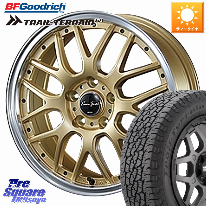 BLEST EuroSport Type815 ホイール 17インチ 17 X 7.0J +53 5穴 114.3 BF Goodrich Trail-Terrain TA トレイルテレーンT/A ブラックウォール 225/60R17 ZR-V クロストレック レヴォーグレイバック