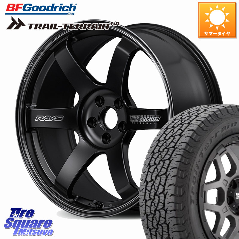 RAYS 【欠品次回10~11月】 TE37 SAGA S-plus Black Shadow LTD VOLK RACING 鍛造 ホイール 18インチ 18 X 8.5J +50 5穴 114.3 BF Goodrich Trail-Terrain TA トレイルテレーンT/A ブラックウォール 225/55R18 E52エルグランド 229,705円