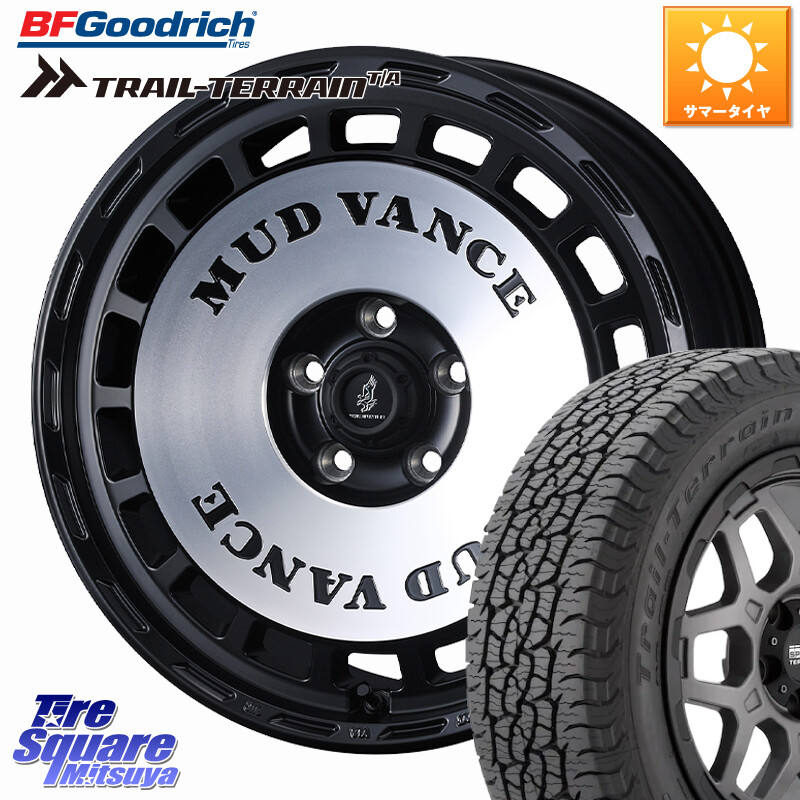 BF Goodrich Trail-Terrain TA トレイルテレーンT/A ブラックウォール 245/60R18WEDS MUD VANCE DX ホイール 18インチ マッドヴァンスDX 18X7.5J 35 5穴 114.3 RAV4 50系 カスタム|タイヤスクエアミツヤ