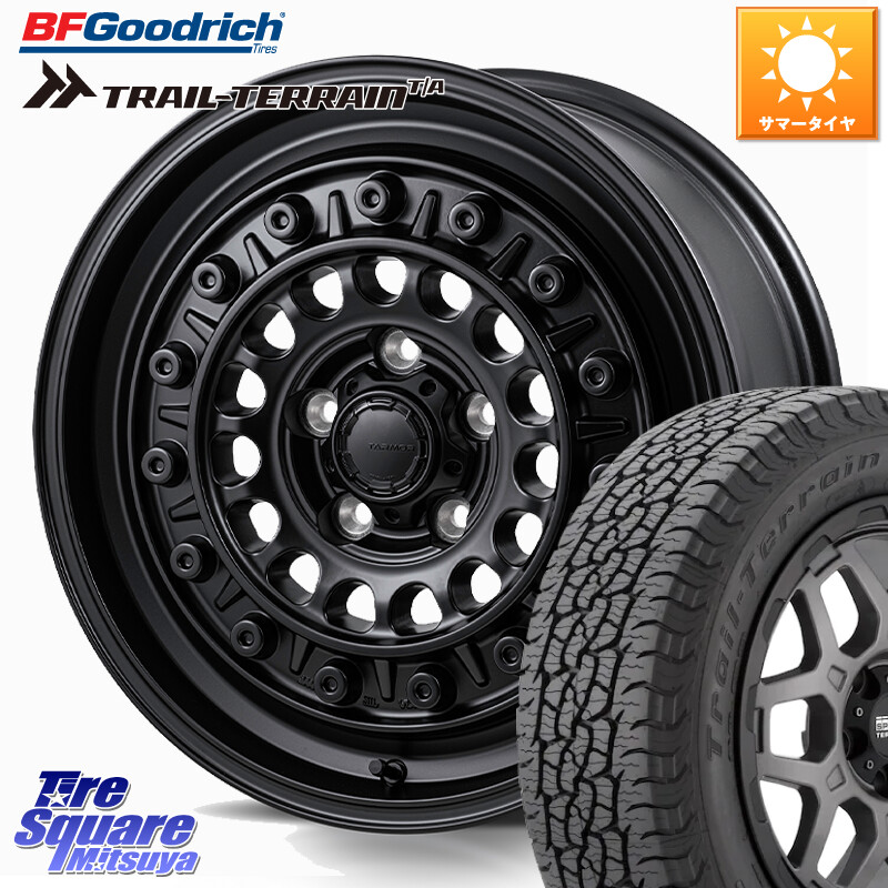 BF Goodrich Trail-Terrain TA トレイルテレーンT/A ブラックウォール 225/60R17MONZA HI-BLOCK TARMOR ホイール 17インチ 17X7.5J 41 5穴 114.3 30系アルファード/ヴェルファイア デリカD:5 SL系フォレスター ヴェルファイアハイブリッド ヴェルファイア アルファード|タイヤスクエアミツヤ