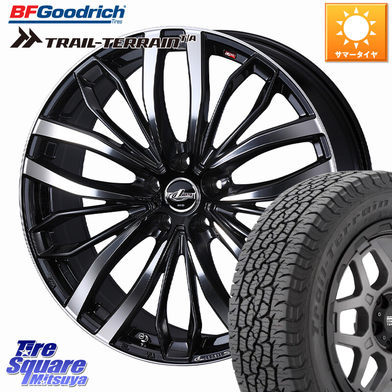 BF Goodrich Trail-Terrain TA トレイルテレーンT/A ブラックウォール 225/60R17WEDS LEONIS SC レオニスSC ホイール 17インチ 17X7.0J 42 5穴 114.3 30系アルファード/ヴェルファイア デリカD:5 SL系フォレスター SK系フォレスター エクストレイル X-TRAIL 日産 ヴェ｜タイヤスクエアミツヤ 119,055円