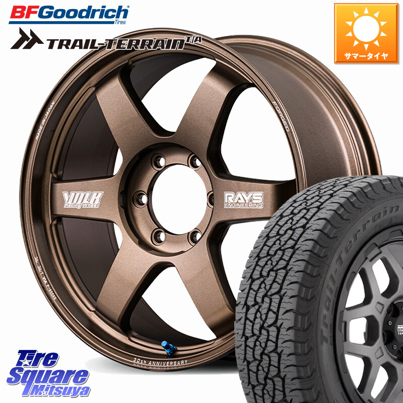 BF Goodrich Trail-Terrain TA トレイルテレーンT/A ブラックウォール 285/60R18RAYS 【欠品次回~1月】 TE37 ultra LARGE PCD 30th MACHINING Ver ホイール 18インチ 18X8.0J 36 6穴 139.7 H3|タイヤスクエアミツヤ