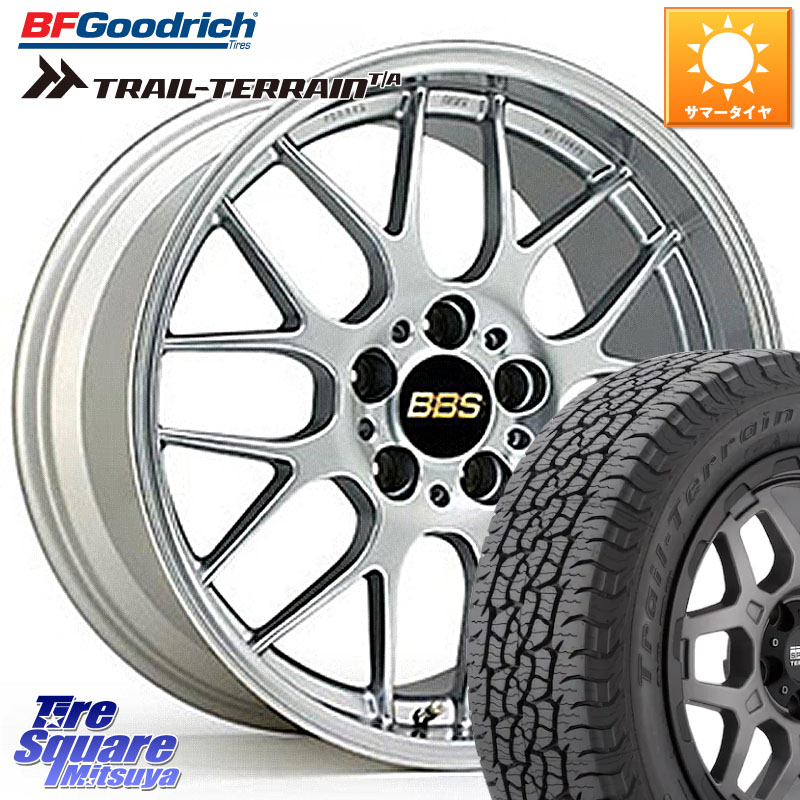 BF Goodrich Trail-Terrain TA トレイルテレーンT/A ブラックウォール 255/55R18BBS RG-R 鍛造1ピース ホイール 18インチ 18X8.0J 40 5穴 114.3 アウトランダーPHEV｜タイヤスクエアミツヤ