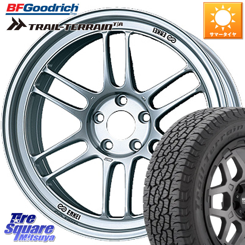 ENKEI エンケイ Racing RPF1 SILVER ホイール 18 X 7.5J +48 5穴 100 BF Goodrich Trail-Terrain TA トレイルテレーンT/A ブラックウォール 225/55R18