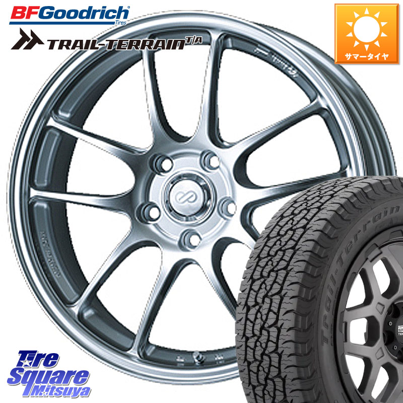 BF Goodrich Trail-Terrain TA トレイルテレーンT/A ブラックウォール 245/60R18ENKEI エンケイ PerformanceLine PF01 ホイール 18X7.0J 38 5穴 114.3 RAV4 50系 カスタム｜タイヤスクエアミツヤ