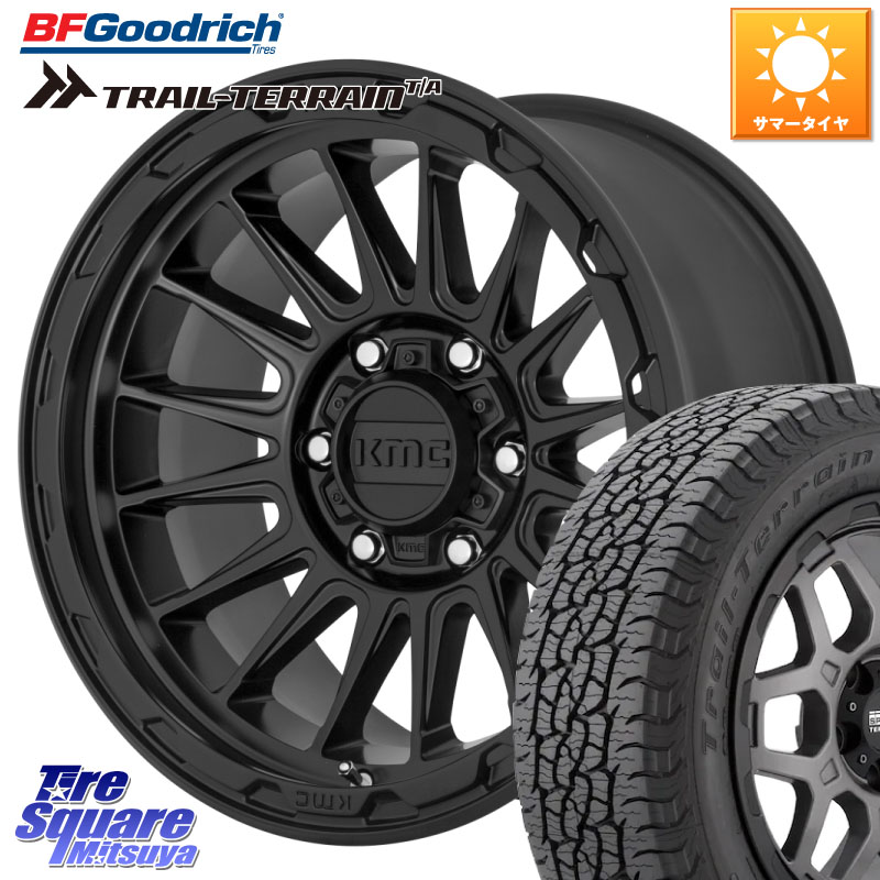 KMC KM542 Impact ホイール 17インチ 17 X 8.0J +35 5穴 114.3 BF Goodrich Trail-Terrain TA トレイルテレーンT/A ブラックウォール 225/60R17 30系アルファード 30系ヴェルファイア