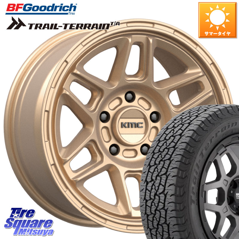 KMC KM716 NOMAD ホイール 17インチ 専用Nut別売 17 X 8.0J +38 5穴 114.3 BF Goodrich Trail-Terrain TA トレイルテレーンT/A ブラックウォール 225/60R17 30系アルファード 30系ヴェルファイア