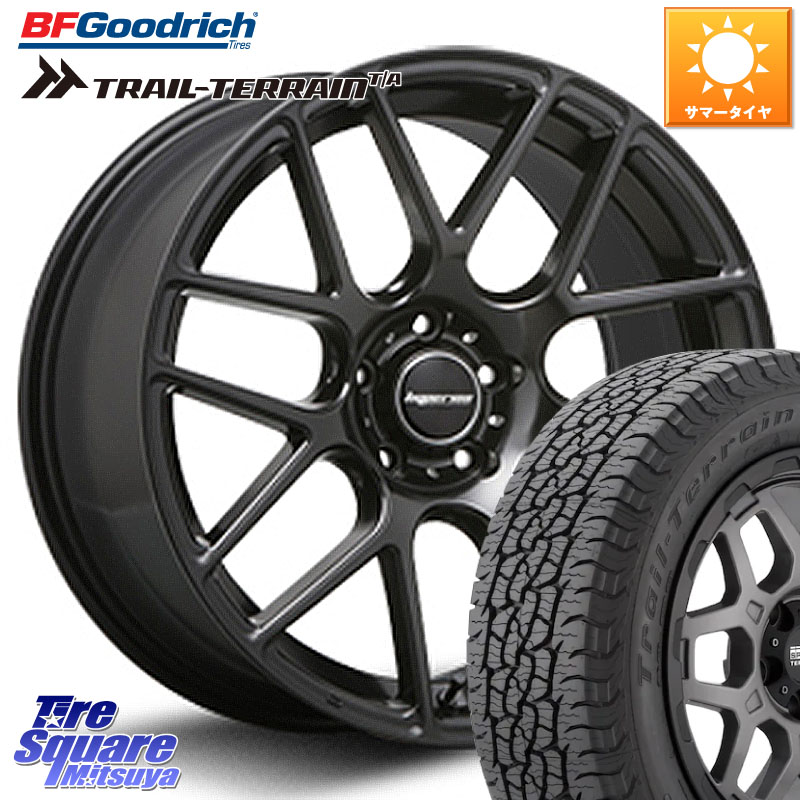 MLJ hyperion ハイペリオン CVM ホイール 19インチ 19 X 8.5J +35 5穴 114.3 BF Goodrich Trail-Terrain TA トレイルテレーンT/A ブラックウォール 235/55R19 アウトランダーPHEV