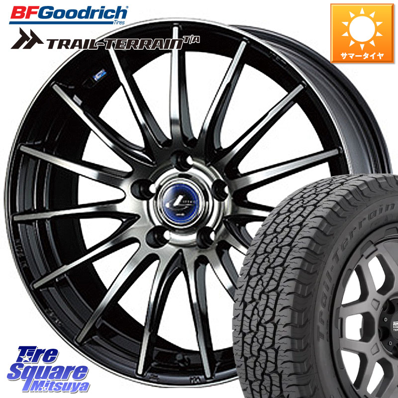 BF Goodrich Trail-Terrain TA トレイルテレーンT/A ブラックウォール 225/60R18WEDS 36277 レオニス Navia ナヴィア05 BPB ウェッズ ホイール 18インチ 18X7.0J 47 5穴 114.3 T32エクストレイル CX-5 CX-8 BT5レガシィアウトバック CX-5 CX5 MAZDA CR-V レガシー レガ|タイヤスクエアミツヤ